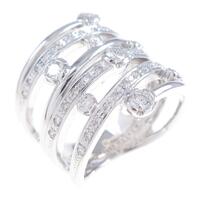 K18WG ダイヤモンドリング