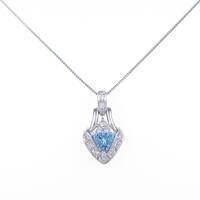 PT アクアマリンネックレス