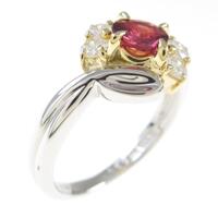 PT／K18YG ルビーリング