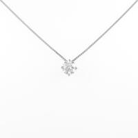 プラチナダイヤモンドネックレス 0．301ct・E・VS2・VG