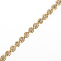 K18YG ダイヤモンドブレスレット