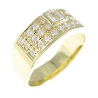 K18YG ダイヤモンドリング