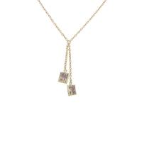 K18YG ダイヤモンドネックレス