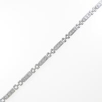 K18WG ダイヤモンドブレスレット