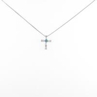 PT クロス ダイヤモンドネックレス