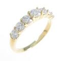 【新品】K18YG ダイヤモンドリング 1．013ct・F・VS1?SI2・VG?GOOD
