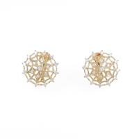 K18YG ダイヤモンドイヤリング