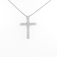 PT クロス ダイヤモンドネックレス