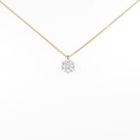 【リメイク】K18YG ダイヤモンドネックレス 0．519ct・D・VS2・VG