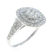 K18WG ダイヤモンドリング