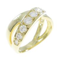 K18YG ダイヤモンドリング