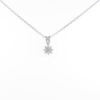 PT フラワー ダイヤモンドネックレス