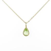 タサキ ペリドットネックレス