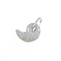 K18WG ダイヤモンドペンダント