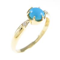 K18YG トルコイシリング