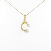 K18YG ダイヤモンドネックレス