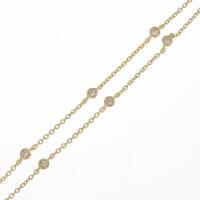 K18YG ダイヤモンドブレスレット