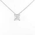 デビアス ダイヤモンドネックレス 3．01ct・E・VS1・プリンセスカット