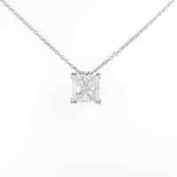 デビアス ダイヤモンドネックレス 3．01ct・E・VS1・プリンセスカット