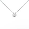 プラチナダイヤモンドネックレス 0．196ct・E・SI1・GOOD