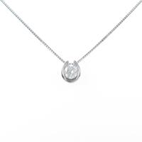 プラチナダイヤモンドネックレス 0．196ct・E・SI1・GOOD