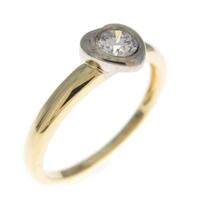 ポンテヴェキオ ハート ダイヤモンドリング