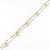 【リメイク】K18YG ダイヤモンドブレスレット