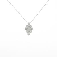 K18WG ダイヤモンドネックレス