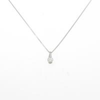 プラチナ999／プラチナダイヤモンドネックレス 0．30ct・D・FL・3EXT
