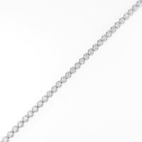 K18WG ダイヤモンドブレスレット