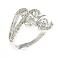 K18WG ダイヤモンドリング