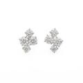 K18WG ダイヤモンドピアス 2．938ct・D?F・VS2?SI1・EXT?VG