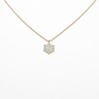 【リメイク】K18YG ダイヤモンドネックレス 0．611ct・VLY・SI2・EXT