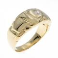 【リメイク】K18YG ダイヤモンドリング 0．233ct・G・I1・GOOD