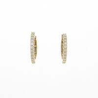 【新品】K18YG ダイヤモンドピアス