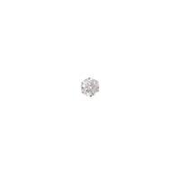 【リメイク】K18YG ダイヤモンドピアス 片耳 0．331ct・FaB・I1・GOOD