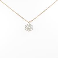 【リメイク】K18PG ダイヤモンドネックレス 1．040ct・FaB・SI2・EXT