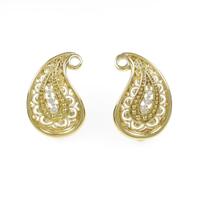 K18YG ダイヤモンドピアス