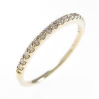 K10YG ハーフエタニティ ダイヤモンドリング