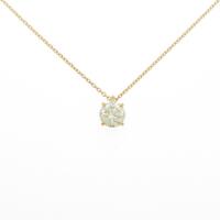 K18YG ダイヤモンドネックレス 0．755ct・LY・VS2・GOOD