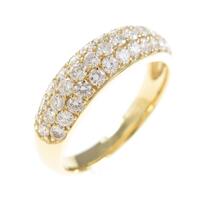 K18YG パヴェ ダイヤモンドリング