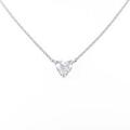 【リメイク】プラチナダイヤモンドネックレス 0．526ct・F・VS1・ハートシェイプ