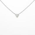 【リメイク】プラチナダイヤモンドネックレス 0．469ct・F・VS1・ハートシェイプ