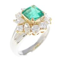 PT／K18YG エメラルドリング