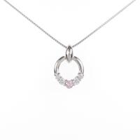 プラチナダイヤモンドネックレス 0．05ct・FPP・I1