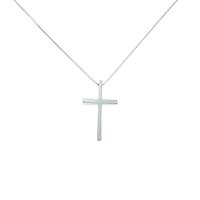 K18WG クロス ネックレス