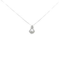 K18WG ダイヤモンドネックレス