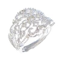 K18WG ダイヤモンドリング