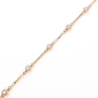 K18PG ダイヤモンドブレスレット