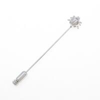 K18WG／K14WG テントウムシ ダイヤモンドブローチ